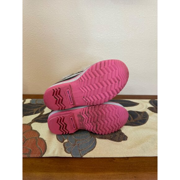 Sorel Girls' Winter Boots Olive Green Pink Faux Fur Lined Waterproof Size 2 - Picture 5 of 8